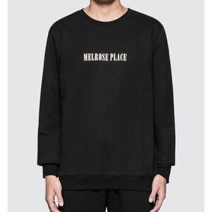 A.P.C. Melrose Place 100% Cotton Crewneck Black Sweater size Large